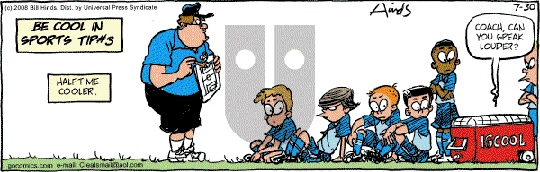 Cleats - Wednesday July 30, 2008 Comic Strip
