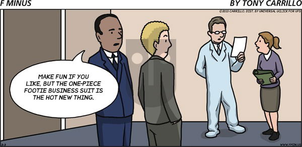 F Minus on Sunday February 3, 2013 Comic Strip