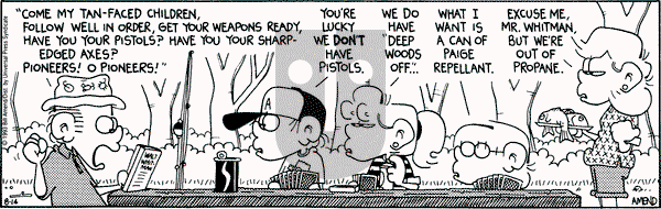 FoxTrot on Saturday August 14, 1993 Comic Strip