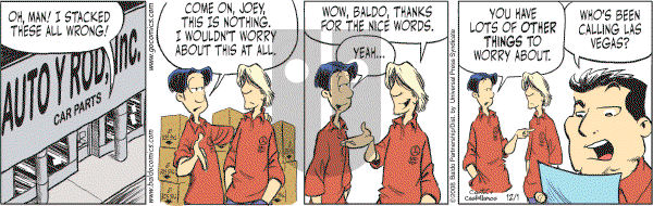 Baldo on Monday December 1, 2008 Comic Strip