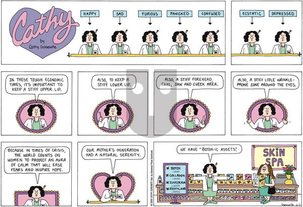 Cathy Classics on Sunday June 7, 2009 Comic Strip