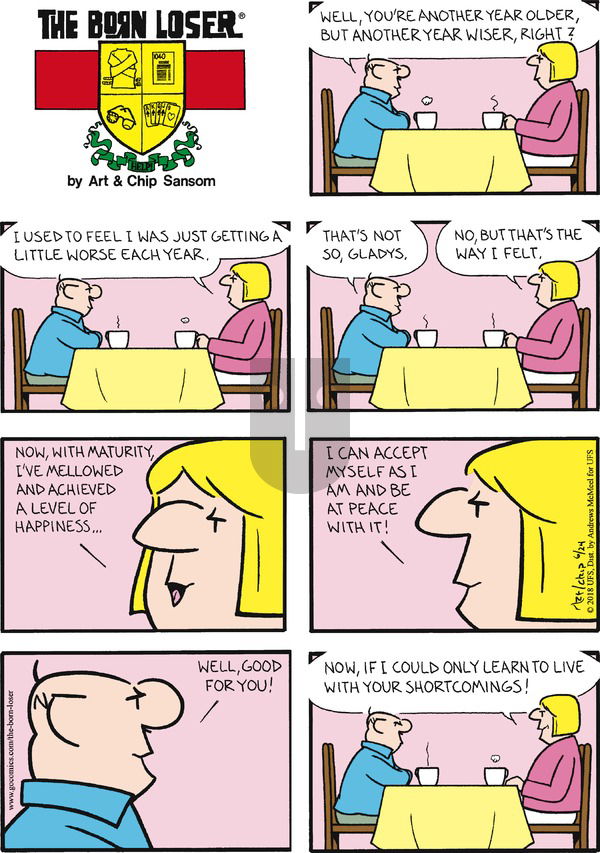 The Born Loser on Sunday June 24, 2018 Comic Strip