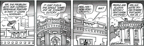 Doonesbury on Friday June 7, 2002 Comic Strip
