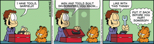 Garfield on Wednesday February 19, 2014 Comic Strip