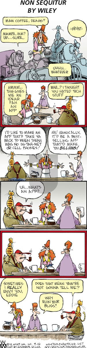 Non Sequitur on Sunday September 16, 2012 Comic Strip