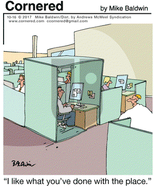 Cornered on Monday October 16, 2017 Comic Strip