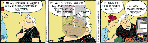 The Buckets on Saturday October 25, 2014 Comic Strip