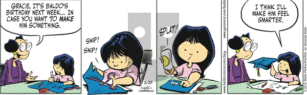 Baldo on Thursday March 25, 2010 Comic Strip