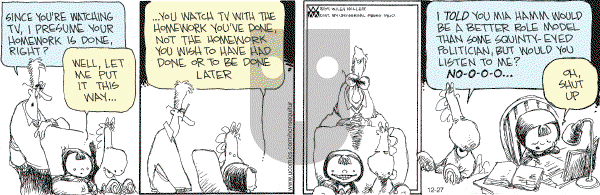 Non Sequitur on Monday December 27, 2004 Comic Strip