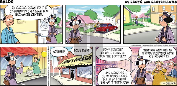 Baldo on Sunday August 26, 2018 Comic Strip