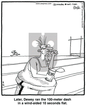 In the Bleachers on Saturday August 23, 1997 Comic Strip