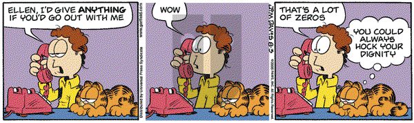 Garfield on Wednesday August 3, 2005 Comic Strip