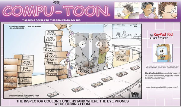 Compu-toon on Sunday September 28, 2014 Comic Strip