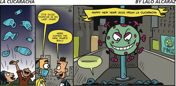 La Cucaracha on Sunday January 3, 2021 Comic Strip