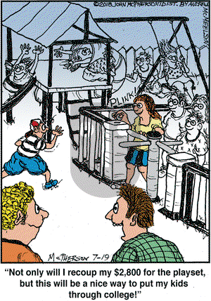 Close to Home on Thursday July 19, 2018 Comic Strip