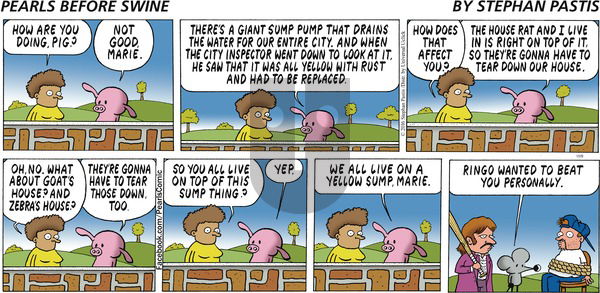 Pearls Before Swine on Sunday October 9, 2016 Comic Strip