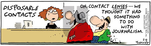 Frank and Ernest - Monday February 6, 2006 Comic Strip