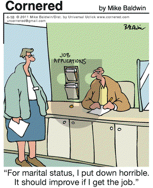 Cornered on Monday April 18, 2011 Comic Strip