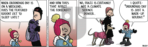 Frazz on Saturday February 2, 2019 Comic Strip