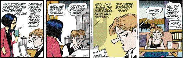 Doonesbury on Thursday July 27, 2000 Comic Strip