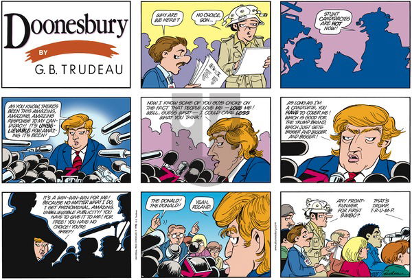 Doonesbury on Sunday November 14, 1999 Comic Strip