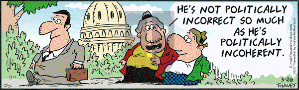 Frank and Ernest on Friday May 26, 2017 Comic Strip