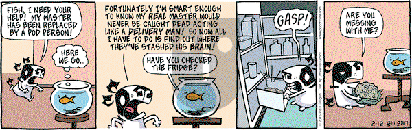 Pooch Cafe on Thursday February 12, 2015 Comic Strip