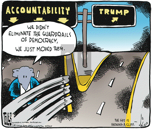 Tom Toles on Monday February 17, 2020 Comic Strip