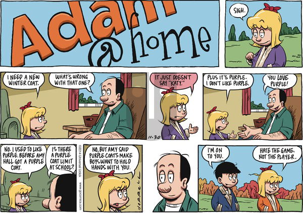 Adam@Home on Sunday November 30, 2014 Comic Strip