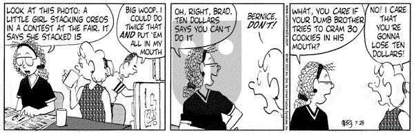 Luann on Saturday July 4, 1998 Comic Strip