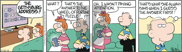 Drabble on Tuesday July 22, 2014 Comic Strip