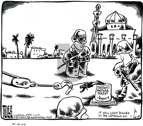 Tom Toles - Sunday October 10, 2004 Comic Strip