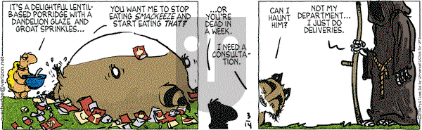 Over the Hedge on Thursday March 14, 2013 Comic Strip