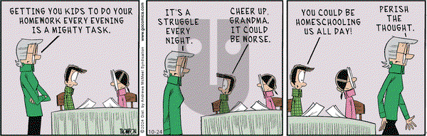 Grand Avenue on Thursday October 24, 2024 Comic Strip