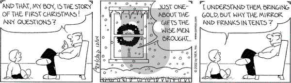 The Born Loser on Tuesday December 24, 2002 Comic Strip