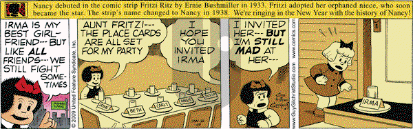 Nancy on Tuesday January 20, 2009 Comic Strip