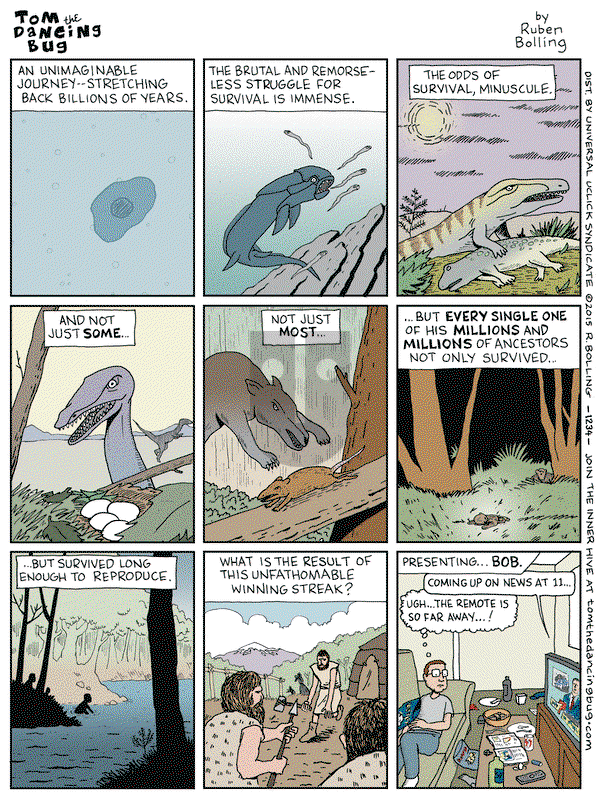 Tom the Dancing Bug on Friday April 17, 2015 Comic Strip