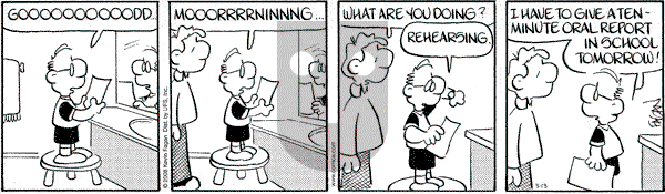 Drabble on Thursday March 13, 2008 Comic Strip