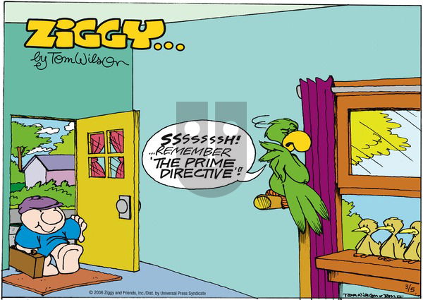 Ziggy on Sunday March 5, 2006 Comic Strip
