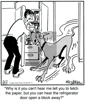 Marmaduke on Friday February 1, 2002 Comic Strip