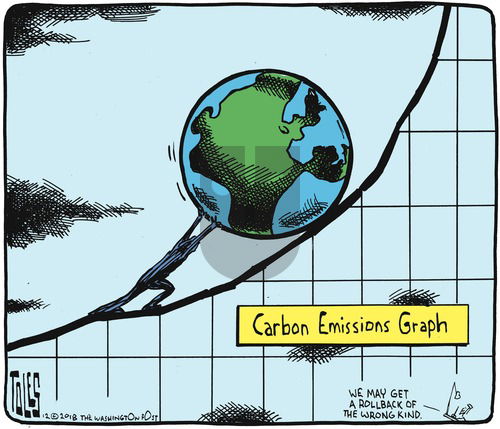 Tom Toles on Sunday December 9, 2018 Comic Strip