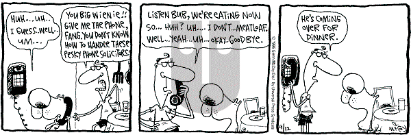 The Duplex on Thursday September 12, 1996 Comic Strip