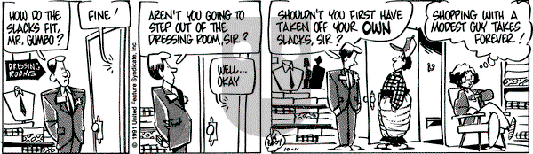 Rose is Rose on Friday October 11, 1991 Comic Strip