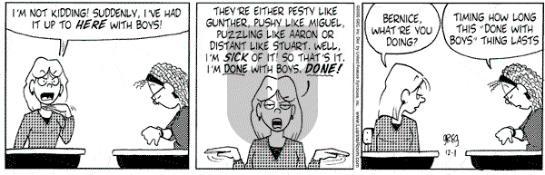 Luann on Friday December 1, 2000 Comic Strip