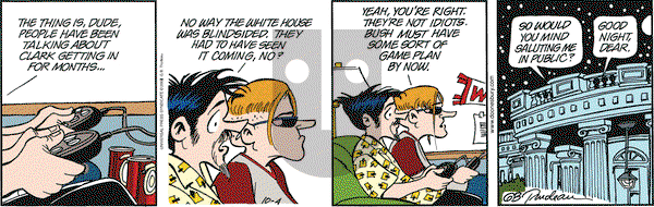 Doonesbury on Saturday October 4, 2003 Comic Strip