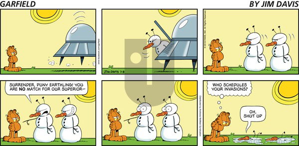 Garfield on Sunday July 8, 2018 Comic Strip