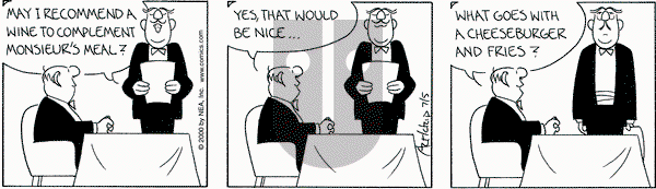 The Born Loser on Saturday September 2, 2000 Comic Strip