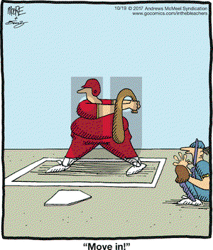 In the Bleachers on Thursday October 19, 2017 Comic Strip