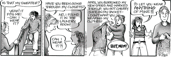 For Better or For Worse on Wednesday September 18, 2002 Comic Strip