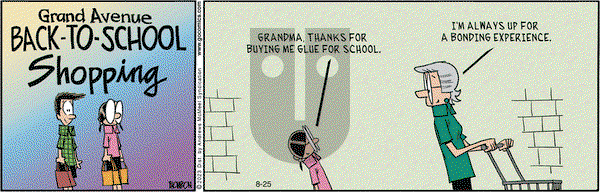 Grand Avenue on Friday August 25, 2023 Comic Strip